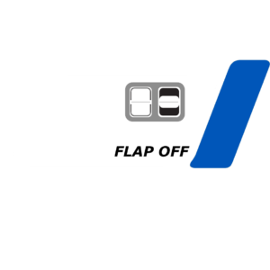Swirl flaps off